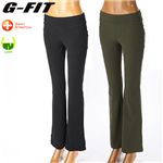 G-FIT（ジーフィット） 小尻効果ブーツカットパンツ GF-L969S K L