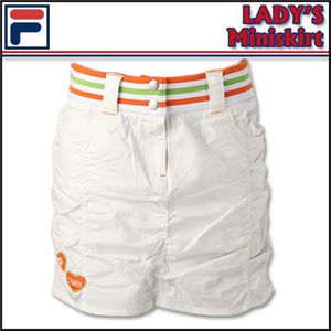 FILA GOLF（フィラゴルフ） レディース ミニスカート 750-301 WH M