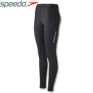 speedo（スピード） ウイメンズパフォーマンスロングタイツ SD29Z04 KG（ブラック） S