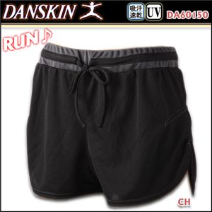 DANSKIN（ダンスキン） RUNショートパンツ チャコール DA60150  M