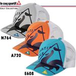 le coq sportif（ルコック スポルティフ） ロゴプリントハーフメッシュキャップ QG0284 A720 