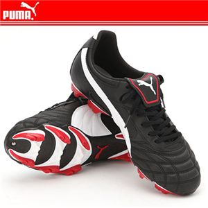 PUMA（プーマ） デルムンド08 ワイドGCi HG 101684-02 ブラック/ホワイト/マーズレッド 24.0cm