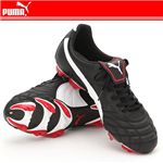 PUMA（プーマ） デルムンド08 ワイドGCi HG 101684-02 ブラック/ホワイト/マーズレッド 27.5cm