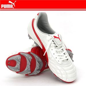 PUMA（プーマ） デルムンド08 ワイドGCi HG 101684-03 ホワイト パール/マーズレッド/メタリックシルバー 26.0cm