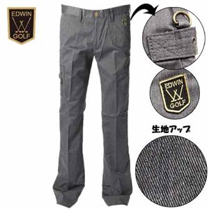 EDWIN GOLF（エドウィン ゴルフ） TC ストレッチ シューカットトラウザー KG512-002 グレー M