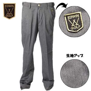 EDWIN GOLF（エドウィン ゴルフ） TC ストレッチ クラシックトラウザー 002 レングス83cm KG503L-002 グレー M