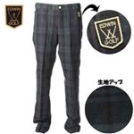 EDWIN GOLF（エドウィン ゴルフ） TC ブラックウォッチ ストレッチ クラシックトラウザー 83cm KG503L  M