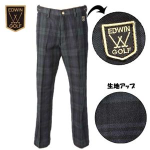 EDWIN GOLF（エドウィン ゴルフ） TC ブラックウォッチ ストレッチ クラシックトラウザー 74cm KG503M  M