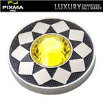 PIXMAGOLF（ピクシマゴルフ） スワロフスキーゴルフマーカー4点セット（Burning Sun Yellow）