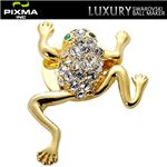 PIXMAGOLF（ピクシマゴルフ） スワロフスキーゴルフマーカー単品（Golden Frog）