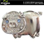 PIXMAGOLF（ピクシマゴルフ） スワロフスキーゴルフマーカー単品（Silver Pig）