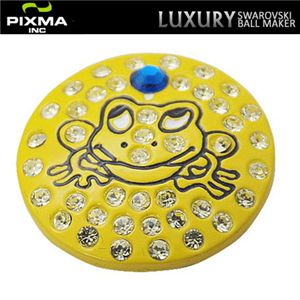 PIXMAGOLF（ピクシマゴルフ） スワロフスキーゴルフマーカー単品（Frog yellow）