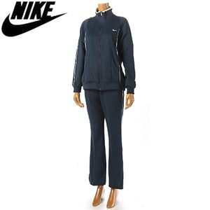 NIKE（ナイキ） DRI‐FIT SWOOSH14レディースジャージ上下セット ダークオブシディアン／ホワイト 331825/331827 S