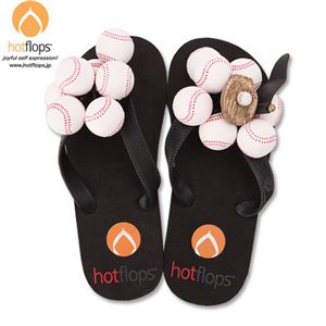 hotflops（ホットフロップス） キッズサンダル kids Baseball（野球） Mサイズ