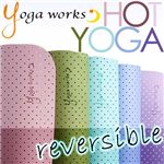 Yogaworks（ヨガワークス） ホットヨガマットスリム 3.5mm オールドローズ