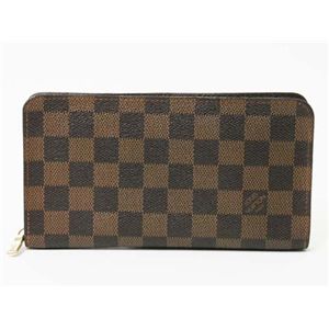 【中古A】LOUIS VUITTON（ルイヴィトン）ダミエラウンドファスナー財布 N61728