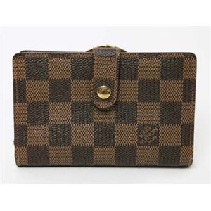 【中古A】LOUIS VUITTON（ルイヴィトン）ダミエがま口財布 N61664