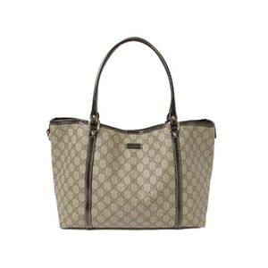 【中古B】Gucci（グッチ） トートバッグ GGプラス 197953 ベージュ/ブラウン