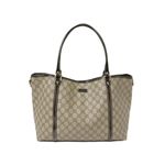 【中古B】Gucci（グッチ） トートバッグ GGプラス 197953 ベージュ/ブラウン