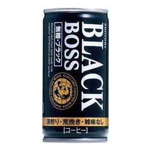 サントリー BOSS 無糖ブラック 190g缶 60本セット （2ケース）