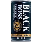 サントリー BOSS 無糖ブラック 190g缶 60本セット （2ケース）