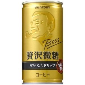 サントリー BOSS 贅沢微糖 190g缶 90本セット （3ケース）