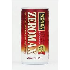 アサヒ WONDA ゼロマックス 185g缶 180本セット （6ケース）