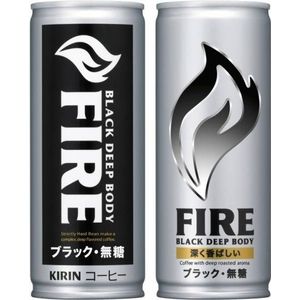 キリン FIRE ファイア BLACK DEEP BODY 245g缶 150本セット （5ケース）