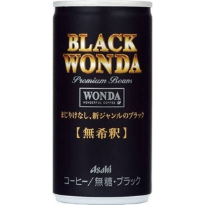 アサヒ WONDA ブラックワンダ 185g缶 60本セット （2ケース）