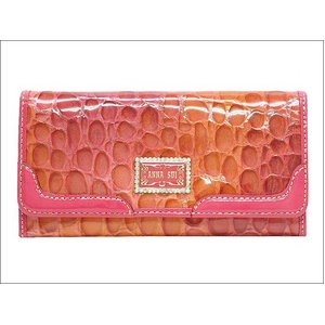 アナスイ ANNA SUI ファスナー式長財布 クロコ調 306800-32