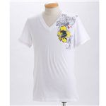 DIESEL（ディーゼル） メンズ プリントTシャツ BMOWT-OKHO CG5S-00EKZ ホワイト EUサイズL