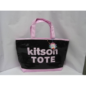 kitson（キットソン） シークインEWトート 3992 ブラック/ライトピンク