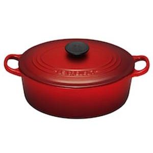 Le Creuset（ル・クルーゼ） ココット オーバル2502トラディション《23cm》チェリーレッド