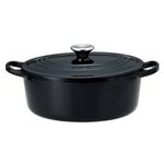 Le Creuset（ル・クルーゼ） ココット・オーバル2102《25cm》シャイニーブラック