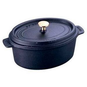 staub（ストウブ） ピコ・ココット楕円（オーバル） 《17cm》黒