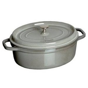 staub（ストウブ） ピコ・ココット楕円（オーバル） 《27cm》グレー