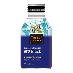 TULLY'S 微糖ブラックコーヒー 285ml×48本