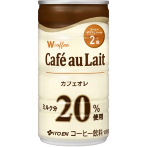 伊藤園 Wコーヒー カフェオレ 190g×60本セット