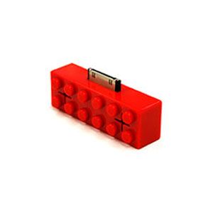 iPod用ブロック型スピーカー iBLOCK SPEAKER レッド [ BB5002-R ]