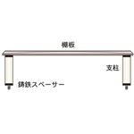 アセンダLSRシリーズ専用 棚板追加ユニット 1段・180mm TAOC[ LSRツイカユニット180（TAOC） ]