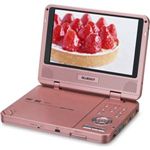 ブルードット7V型ポータブルDVDプレーヤー CPRM対応 ピンクゴールド BLUEDOT BDP-1726[ BDP-1726-P ]