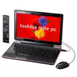 東芝 ノートパソコン Qosmio シャイニーレッド （Office搭載） [ PQV6588LRT ]