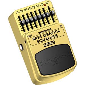 7バンド・グラフィックイコライザー BEHRINGER BASS GRAPHIC EQUALIZER BEQ700[ BEQ700（BEHRINGER） ]