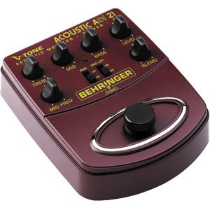 アコースティックアンプモデラー/ダイレクトレコーディングプリアンプ/ DI ボックス BEHRINGER V-TONE ACOUSTIC ADI21[ ADI21/V-TONEACOUSTIC ]