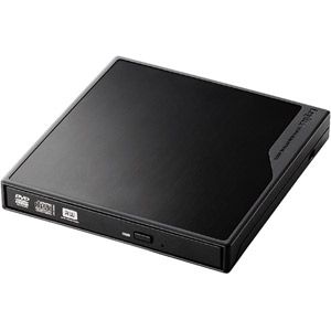 ロジテック USB2.0対応 外付型DVDスーパーマルチユニット ポータブルタイプ（ブラック） [ LDR-PME8U2LBK ]