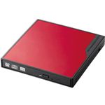 ロジテック USB2.0対応 外付型DVDスーパーマルチユニット ポータブルタイプ（レッド） [ LDR-PME8U2LRD ]