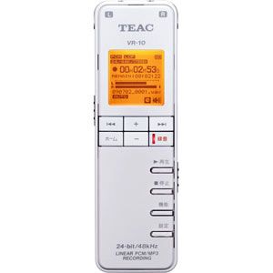 ティアック リニアPCMレコーダー ホワイト TEAC VR-10[ VR-10W ]