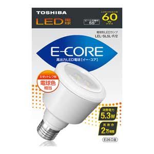 東芝 電球形LEDランプ ミゼットレフ形（全光束:260 lm/電球色相当） （口金E26）[ LEL-SL5L-F/2 ]