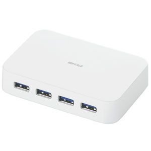 BUFFALO 4ポート USB3.0/USB2.0/USB1.1ハブ（ホワイト） [ BSH4A03U3-WH ]