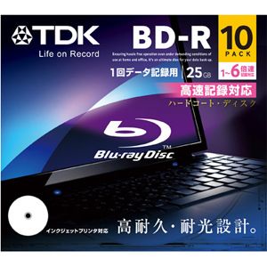 TDK データ用 6倍速対応BD-R 10枚パック 25GB ワイドプリンタブル [ BRD25PWC10A ]